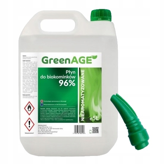 BIOPALIVO BIOETANOL BIO KRB 5 LITROV ZELENÁ